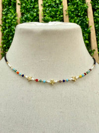 Star Detail Crystal Chokers