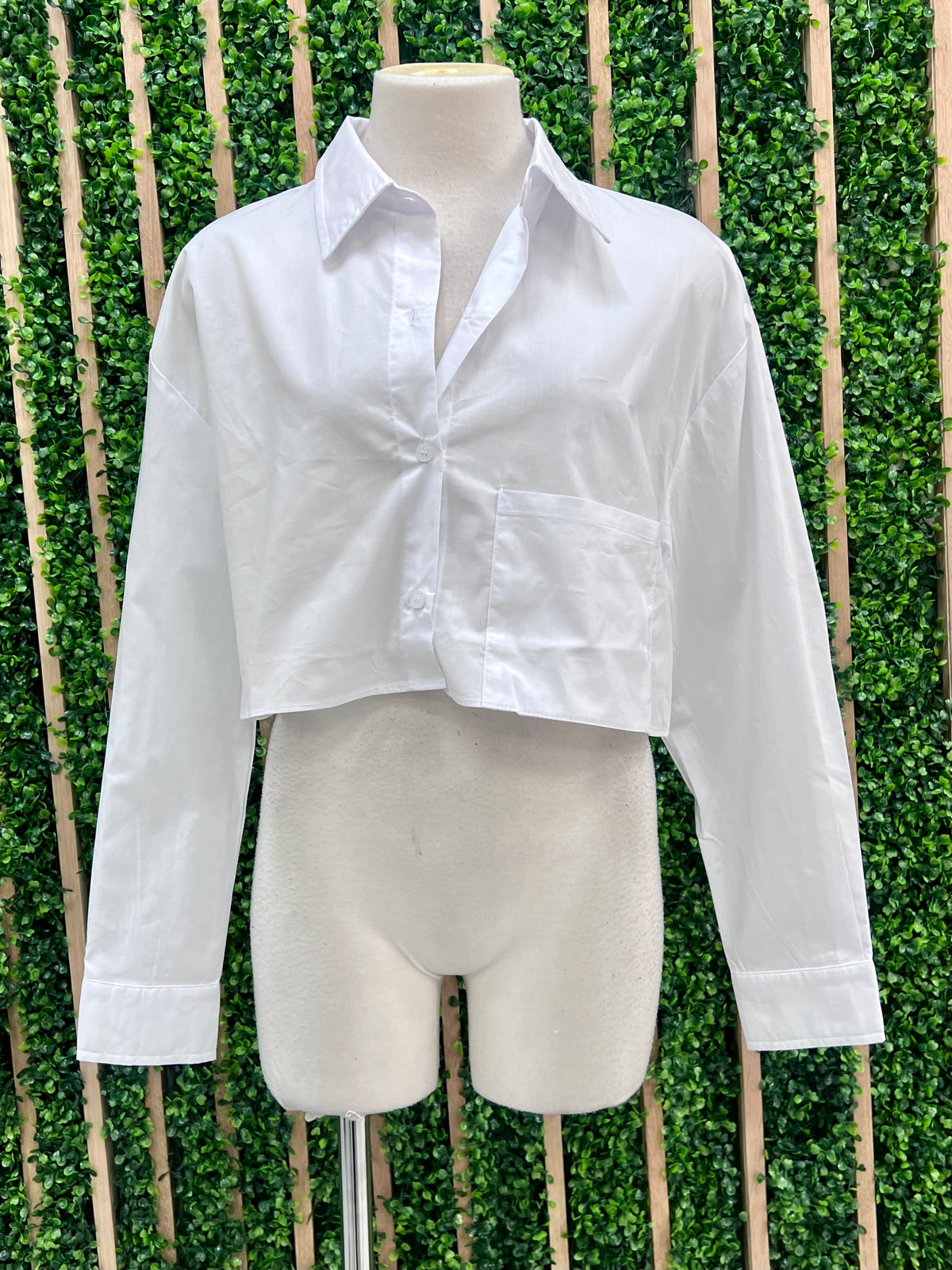 Classic Cropped Blouse