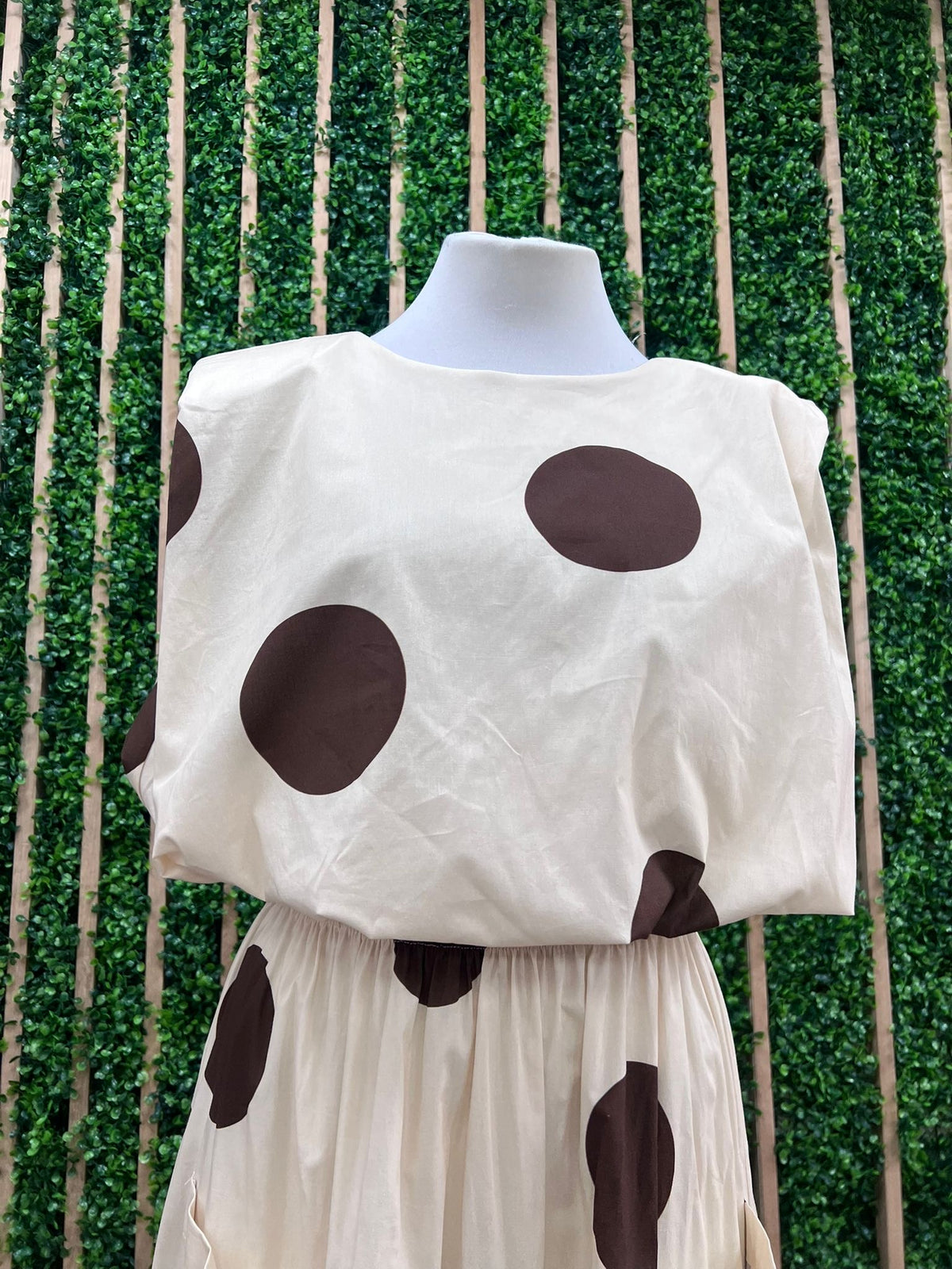 Polka Dot Bubble Top