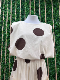 Polka Dot Bubble Top