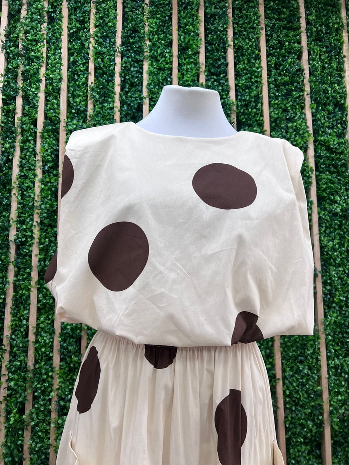 Polka Dot Bubble Top