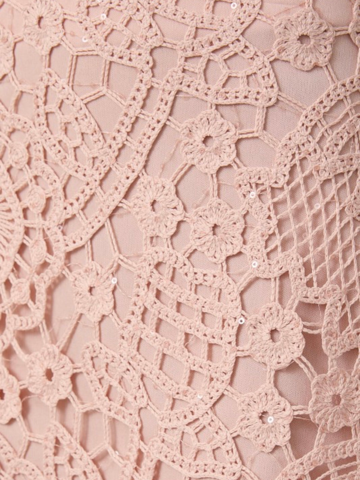 Blush Lace Short Skirt