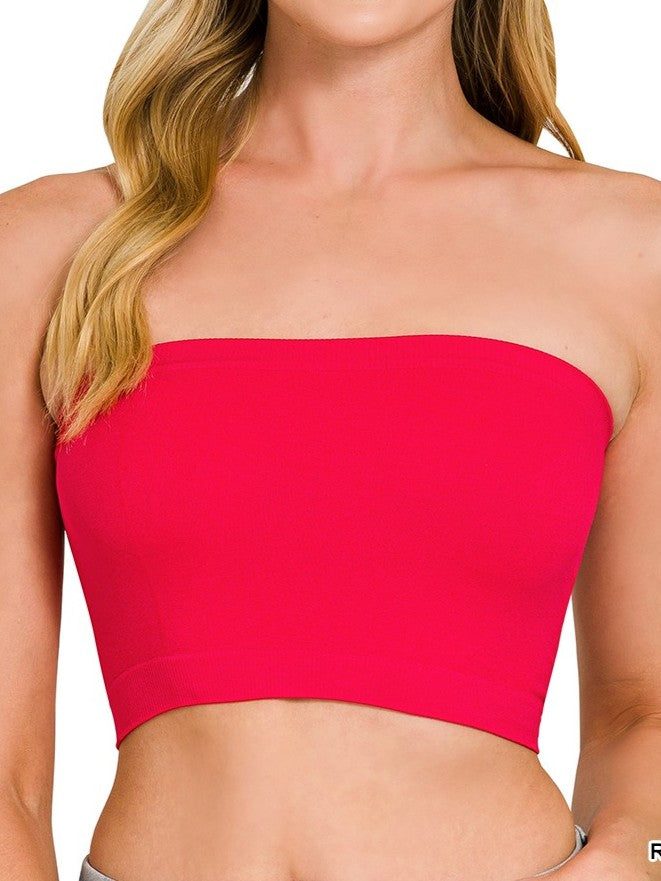 Seamless Bandeau Tube Top