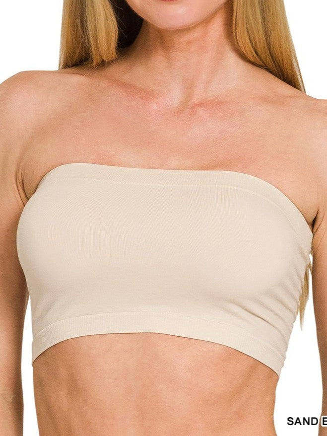 Seamless Bandeau Tube Top