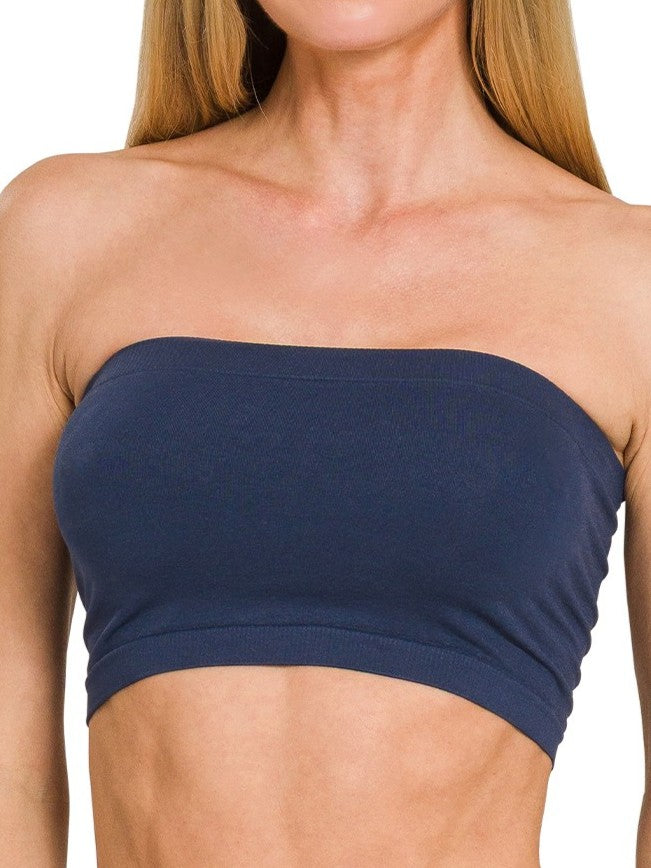 Seamless Bandeau Tube Top
