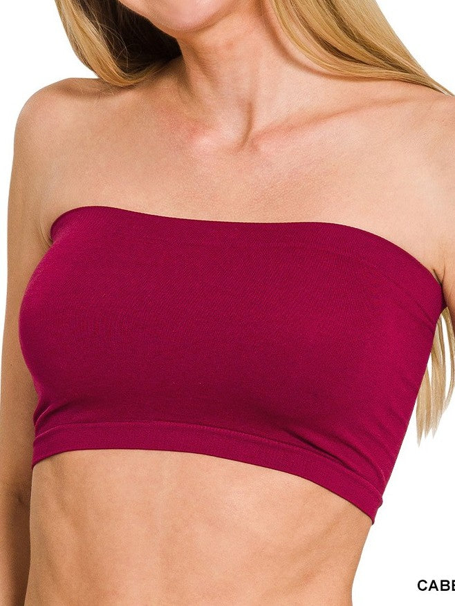 Seamless Bandeau Tube Top
