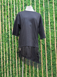 Combination Lace Shirt Top