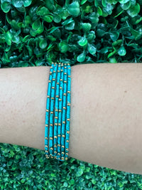 Multicolor Silk Bangle Set