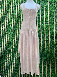 Beautiful Sequin Corset Midi Dress