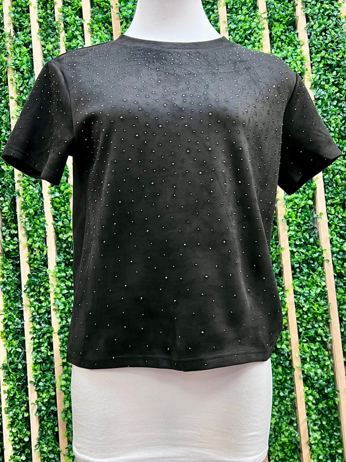 Crystal Studded T Shirt