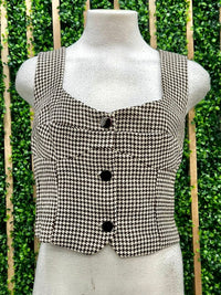 Checkered Vest Top