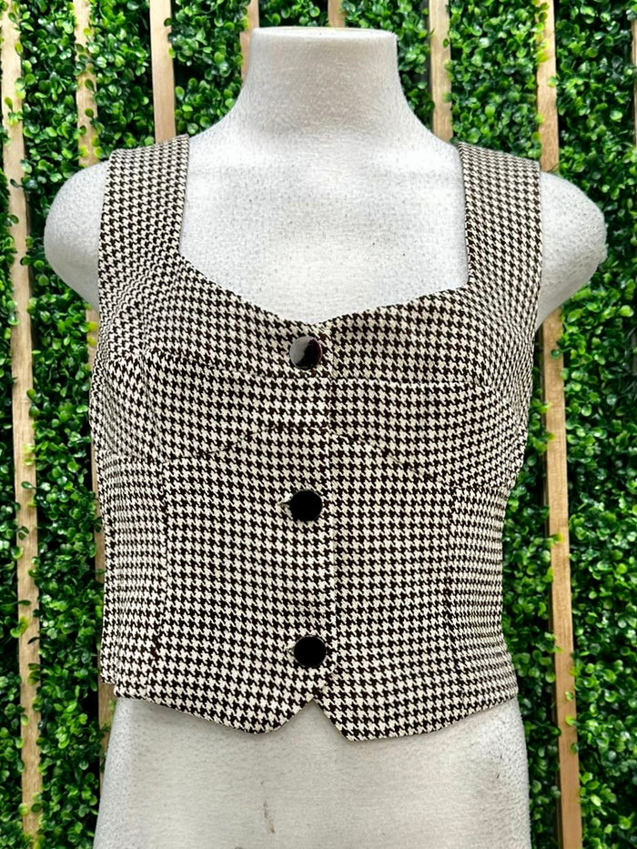 Checkered Vest Top