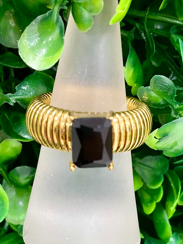 Stone Cobra Ring