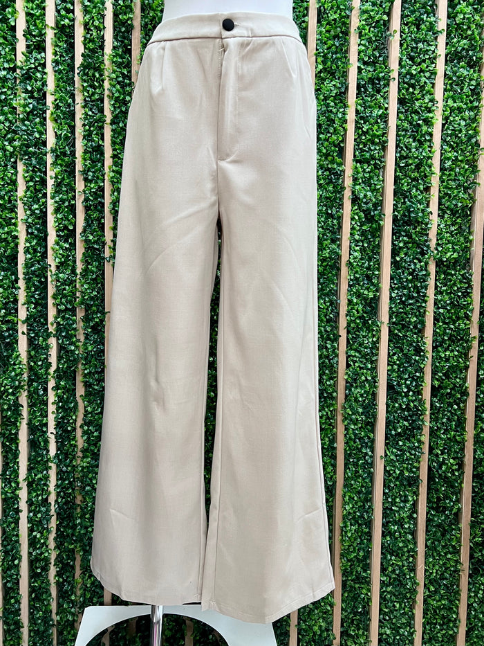 Beautiful Beige Fitted Blazer Set