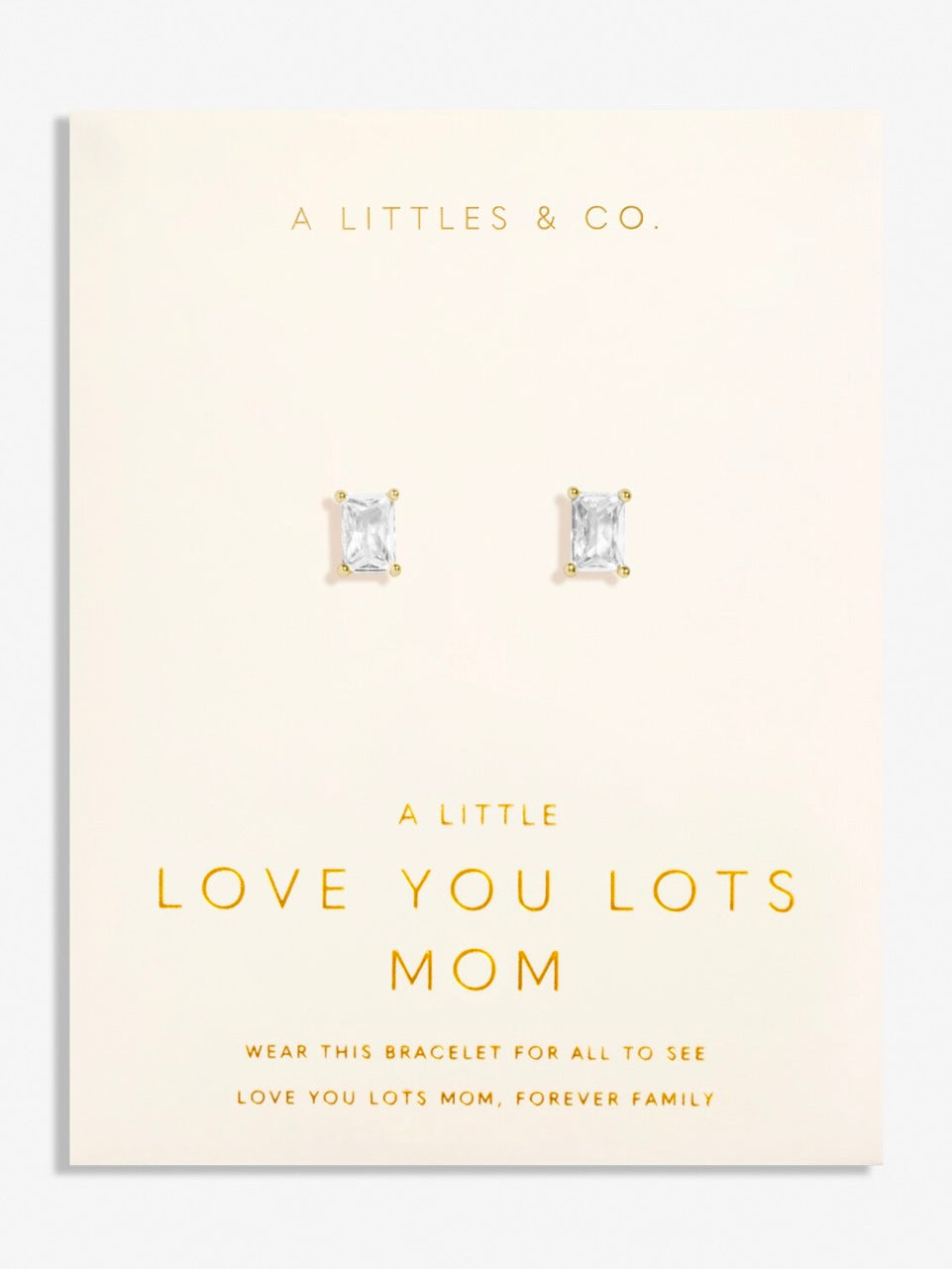 Little Moments Love From You Lots Mom Stud Earrings