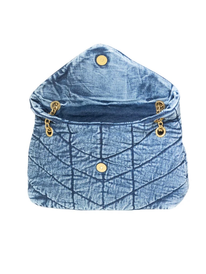 Denim Quilted Daily Bag