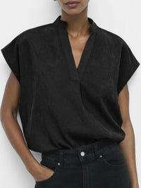 Soft Matte Drop Shoulder Blouse