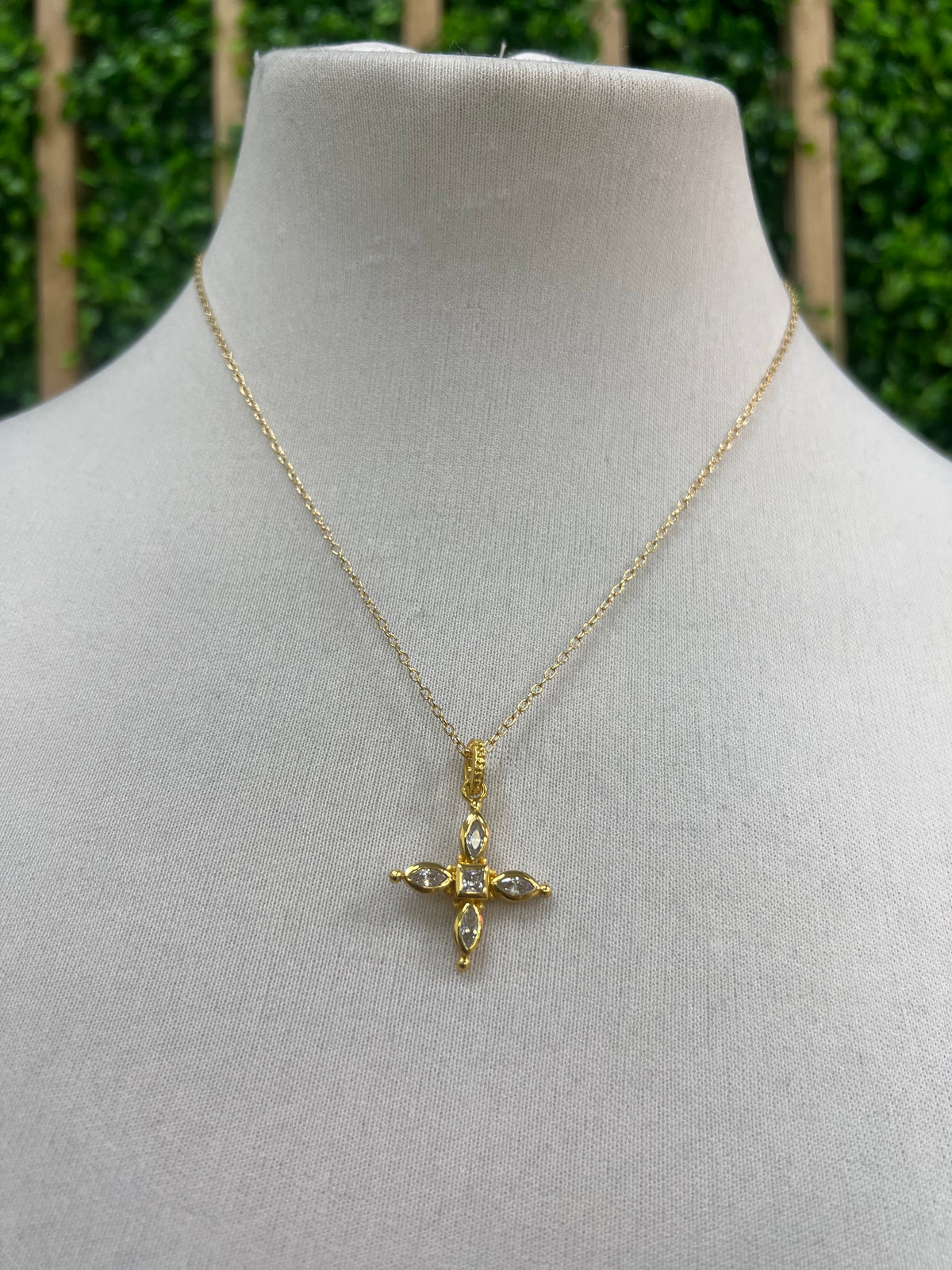 WD Blessing Cross Necklace