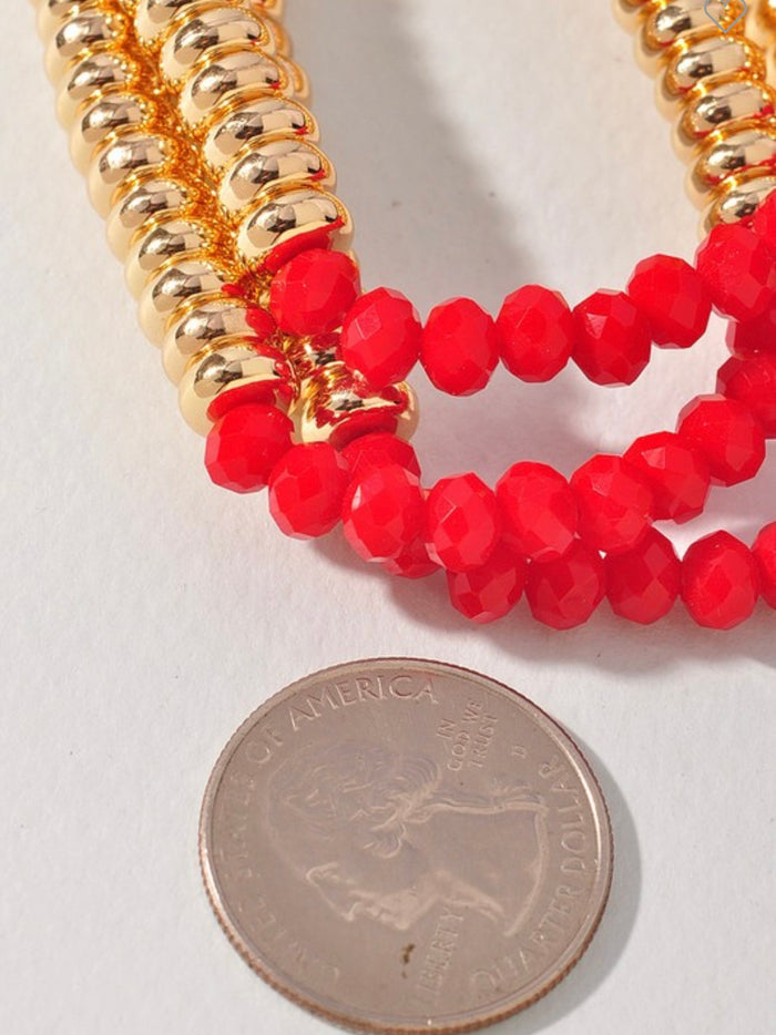 Pearl Beaded Bracelet Set