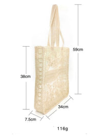 Coastal Lace Market Tote Bag