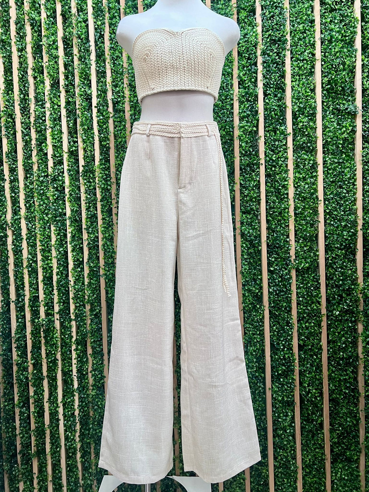 Coastal Breeze Wide-Leg Linen Blend Pants