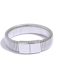 Wide Coil Cuban Bracelet