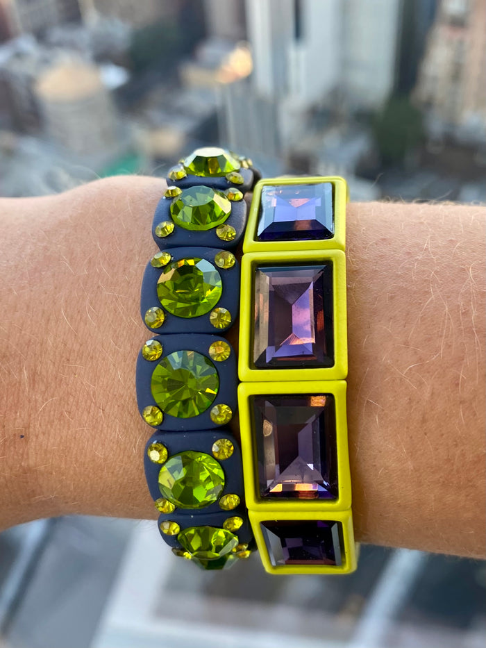 Fun Crystal Bracelet Duo