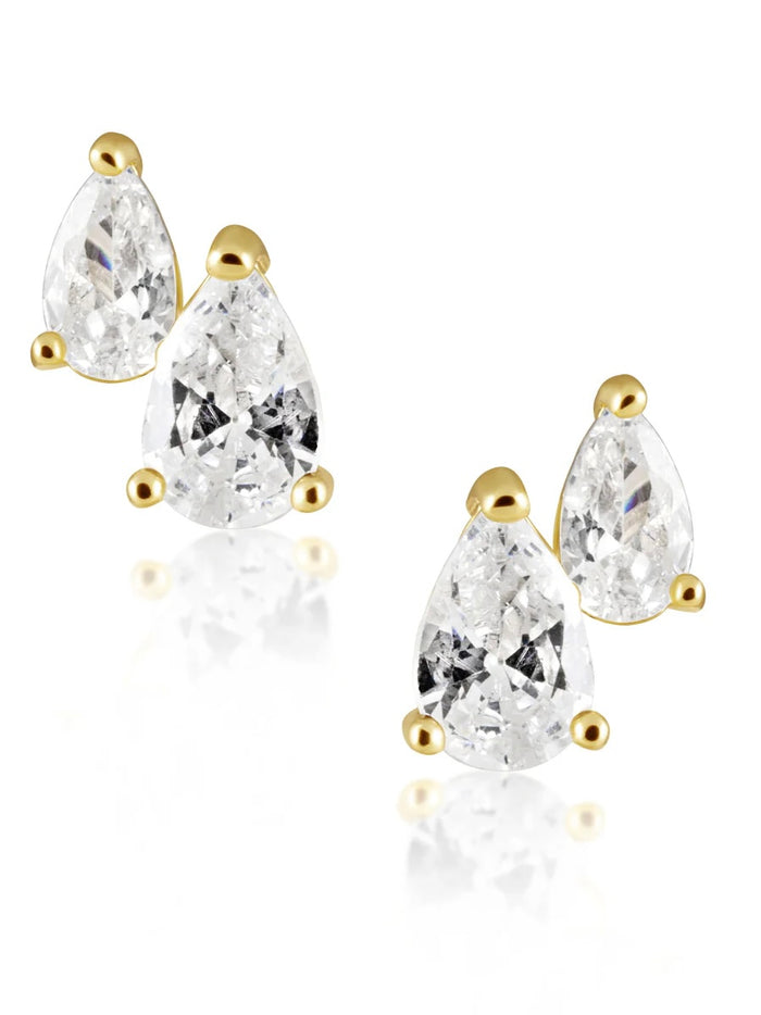 SJ Harmony Mini Pear Studs