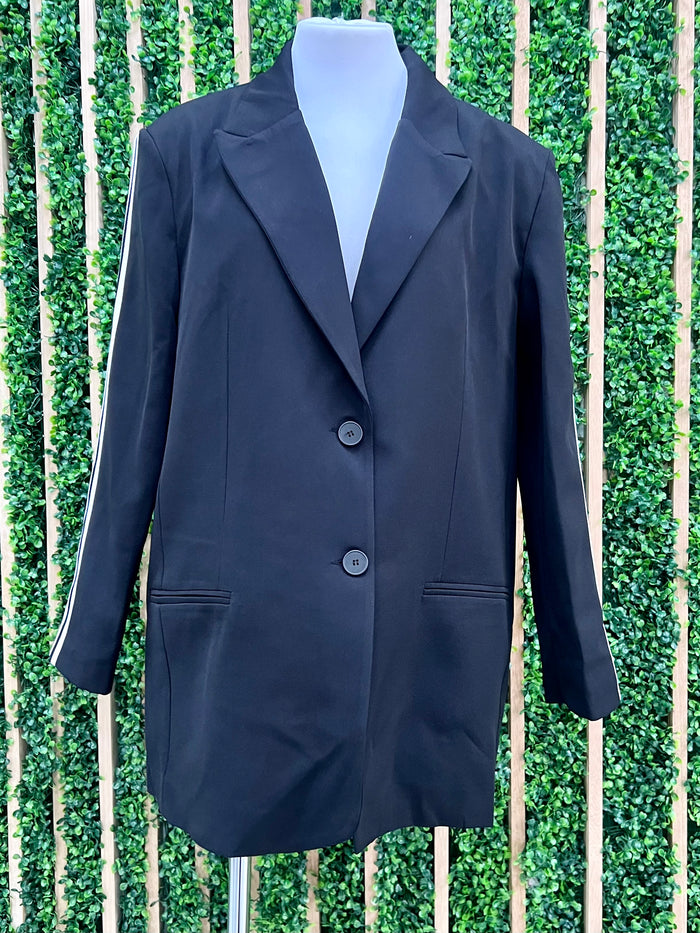 Black Athletic Trim Blazer