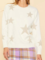 Beautiful Lurex Star Sweater