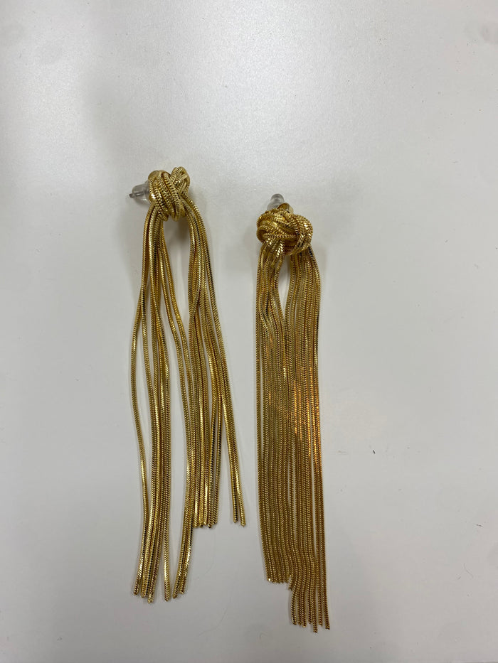 Knot Fringe Earrings