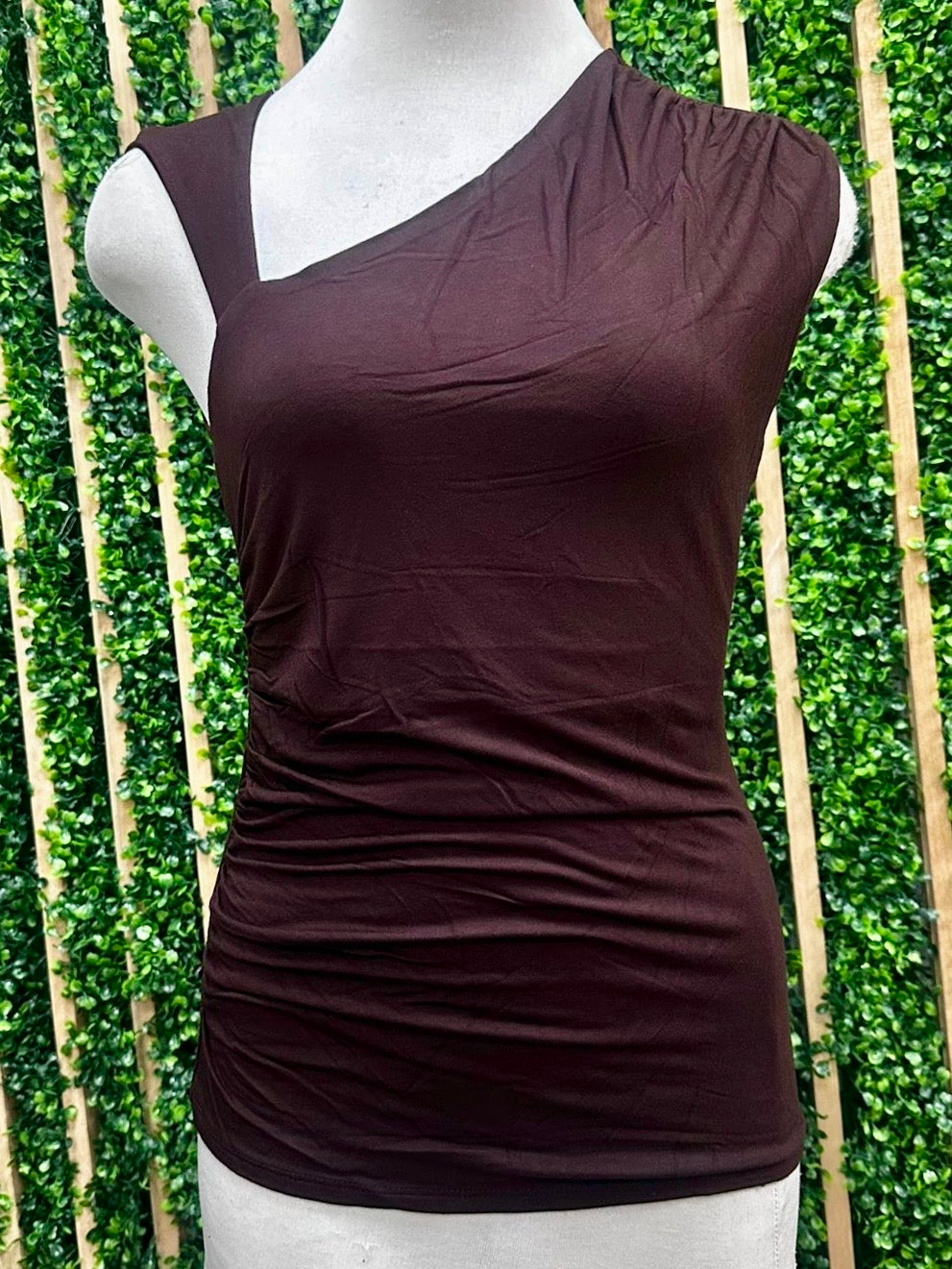 Asymmetrical Neckline Top