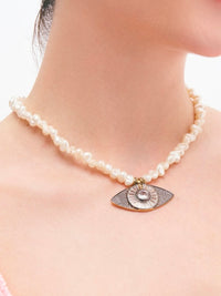 MR LArge Pearl Eye Kismet Necklace