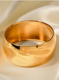 Thick Gold Stainless Steell Bangle