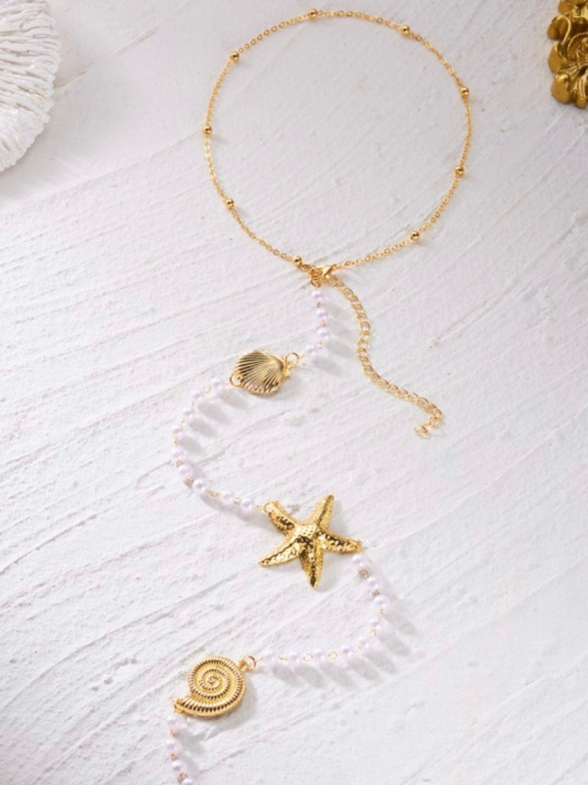 Pearl Beach Back Necklace
