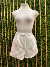 Off White Stitch Detail Denim Short