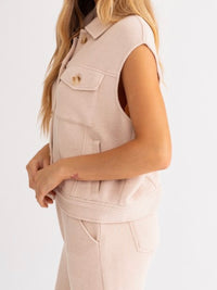 Exquisite Cream  Knit Cargo Set