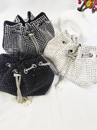 Stone Crossbody Bucket Bag