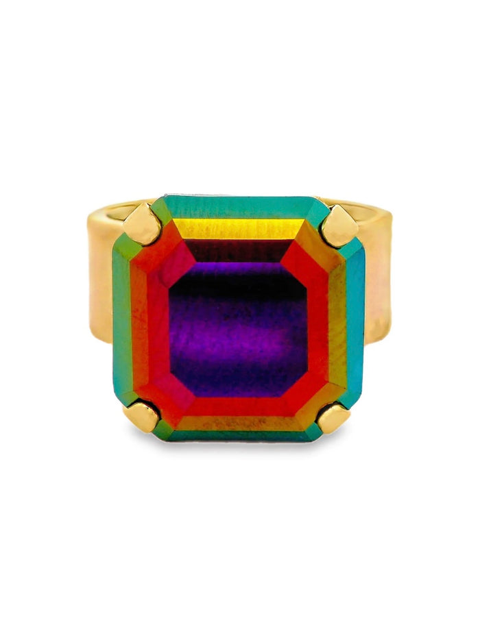 Tova Solitaire Square Ring