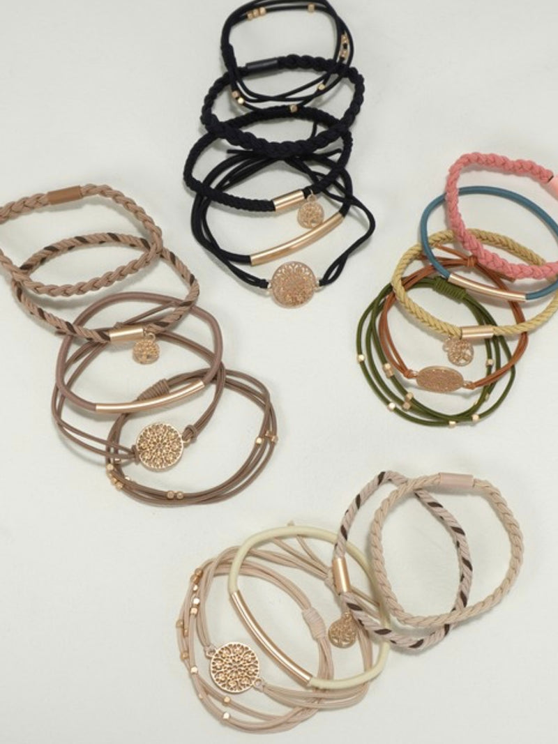 Duo Function Knot Bracelet Hair Ties