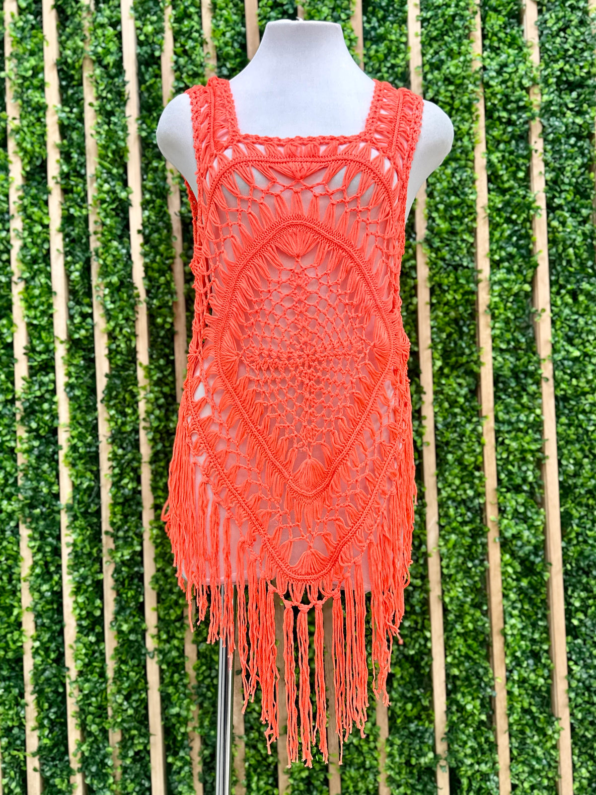 Short Fringe Coverup