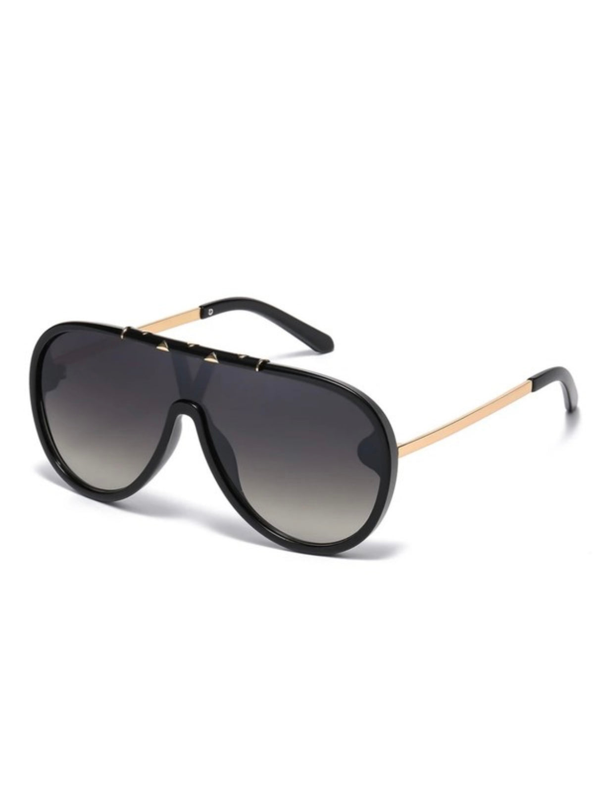Resin Trim Aviator Sunglasses