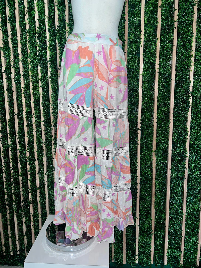 Bright Star Tiered Wide Leg Pant