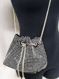 Stone Crossbody Bucket Bag