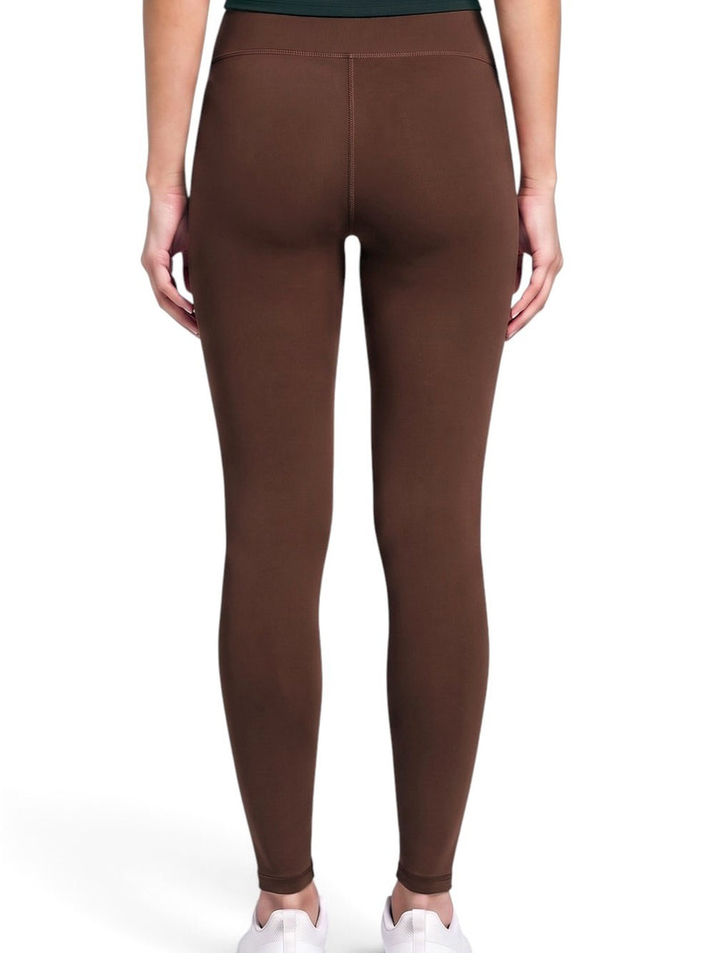 Chocolate Brown High-Rise Performance Leggings