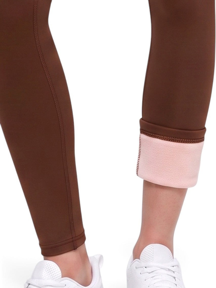 Chocolate Brown High-Rise Performance Leggings