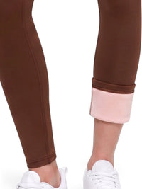 Chocolate Brown High-Rise Performance Leggings