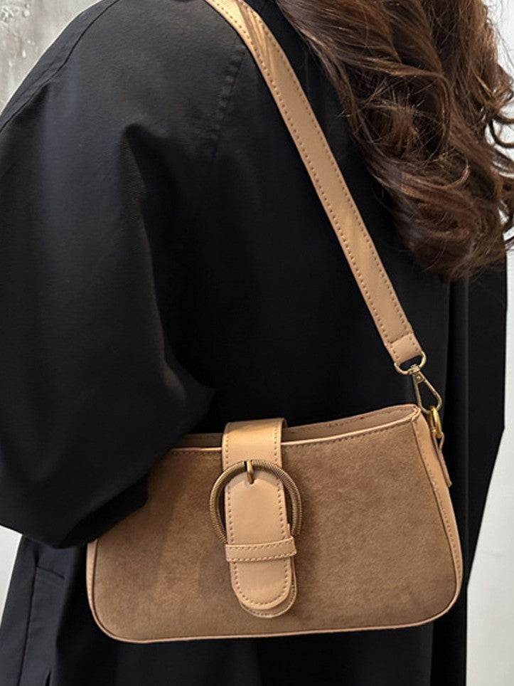 Vintage Buckle Shoulder Bag
