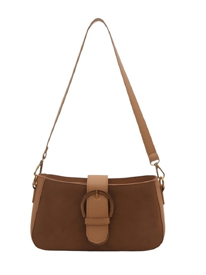 Vintage Buckle Shoulder Bag
