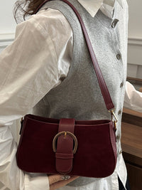 Vintage Buckle Shoulder Bag